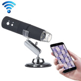 Microscopio digital con aumento de 50X a 1000X, sensor de imagen HD, 1920 x 1080P, USB, WiFi, 8 LED y soporte profesional